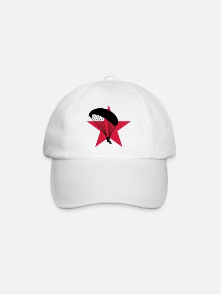 Parapente Parapentiste Sport Extrême Parachutisme - Casquette classique - blanc/blanc