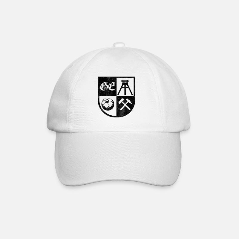 Gelsenkirchen Wappen - Baseballkappe - Weiß/Weiß
