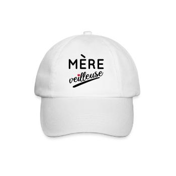 Maman - Mère veilleuse - Casquette classique - blanc/blanc - Devant