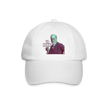Freud - Yo Momma - Baseball Cap - white/white - Front