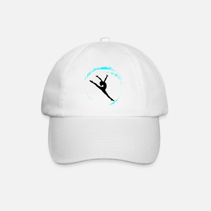 rhythmic gymnastics - Baseball Cap - white/white