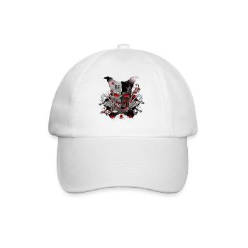 Diamonds Skull - Baseball Cap - white/white - Front