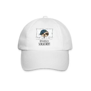Offizielles Schlafshirt - Baseballkappe - Weiß/Weiß - Vorne