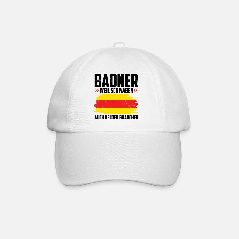 Baden - Baseballkappe - Weiß/Weiß