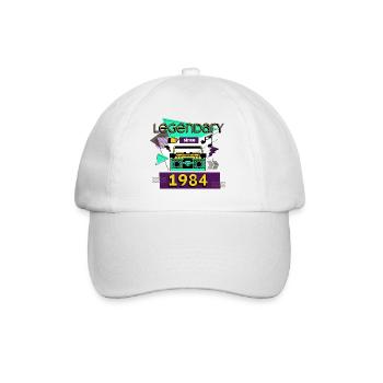 legendary since 1984 - Baseballkappe - Weiß/Weiß - Vorne