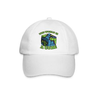 Cubing Speedcubing Cube Cuber Puzzle cadeau - Casquette classique - blanc/blanc - Devant