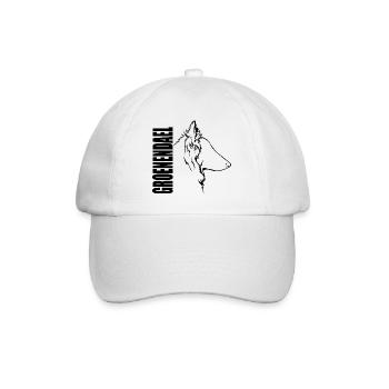 GROENENDAEL Profil Chiens Wilsigns - Casquette classique - blanc/blanc - Devant