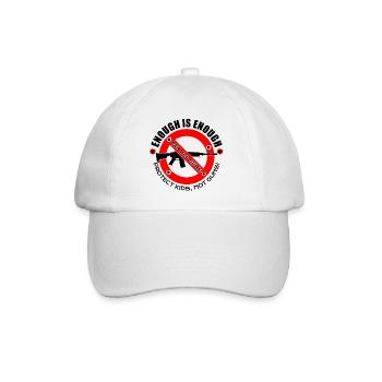 | ANTI ARMES À FEU ASSEZ C’EST ASSEZ - Casquette classique - blanc/blanc - Devant
