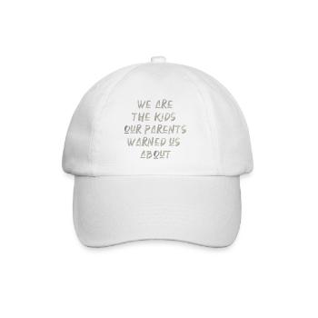 funny saying parents celebrate festival party - Baseball Cap - white/white - Front