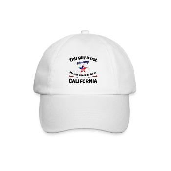 Le voyage en Californie - Casquette classique - blanc/blanc - Devant
