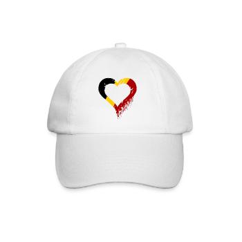 L’amour de la Belgique - Casquette classique - blanc/blanc - Devant