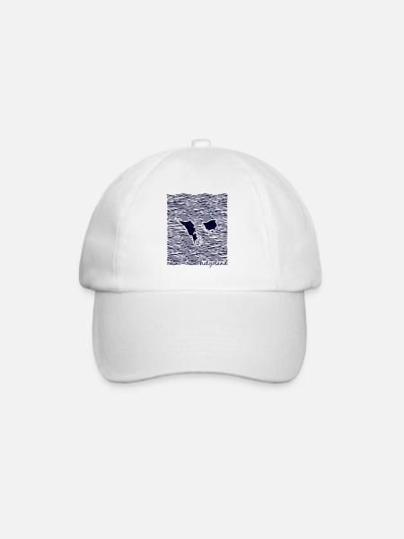 Helgoland, Schleswig-Holstein/Germany, North Sea - Baseball Cap - white/white