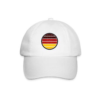 Germany's colours - Baseball Cap - white/white - Front