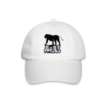 Best Friend Lion | Lion - Baseball Cap - white/white - Front