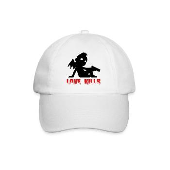 Love Kills 2 - Baseball Cap - white/white - Front