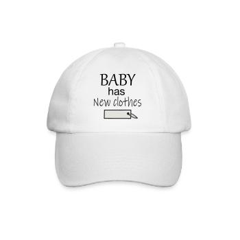 Bébé a de nouveaux vêtements - Casquette classique - blanc/blanc - Devant