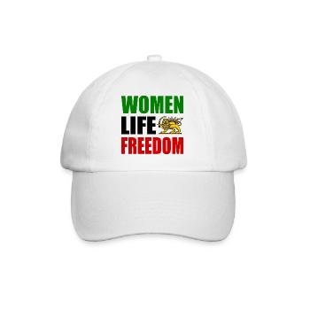 Women life freedom - Baseball Cap - white/white - Front