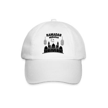 Ramadan Mubarak lights - Baseball Cap - white/white - Front