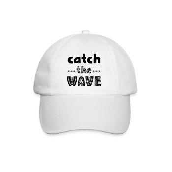 Jeu abstrait de couleurs avec des accents néon - Casquette classique - blanc/blanc - Devant