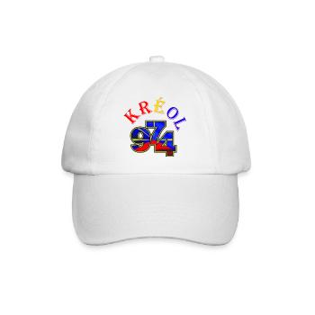 Kreol 974 Neon Grid - Baseball Cap - white/white - Front