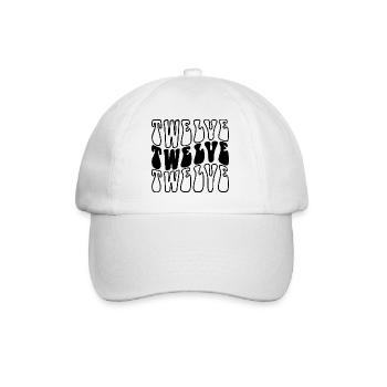 Douze 12e anniversaire Enfants Garçons Filles 12 ans - Casquette classique - blanc/blanc - Devant