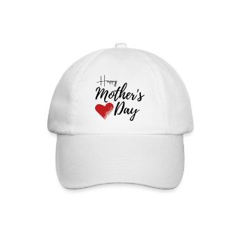 Happy Mother's Day - Baseball Cap - white/white - Front