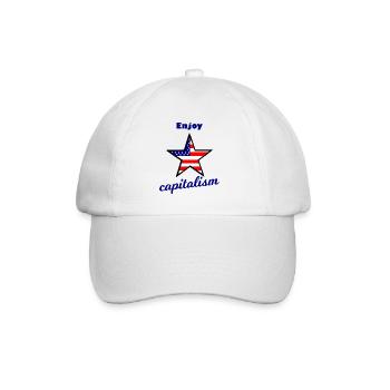 Wall Street Capitalist - Baseball Cap - white/white - Front