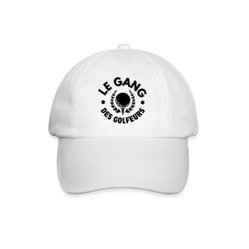 golf, golfeur, fan de golf - Casquette classique - blanc/blanc - Devant