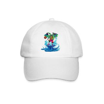 Cthulhu Basketball - Baseball Cap - white/white - Front