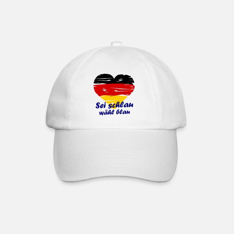 Die deutsche Wahlkampf Alternative - Baseballkappe - Weiß/Weiß