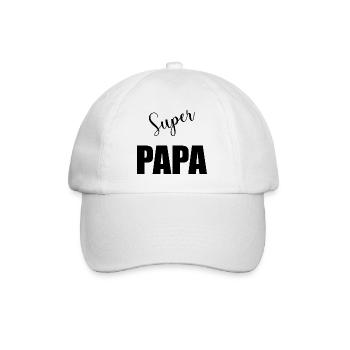 NOËL. ANNEE. ANNIVERSAIRE. RETRAITE. PAPA. MAMAM. - Casquette classique - blanc/blanc - Devant