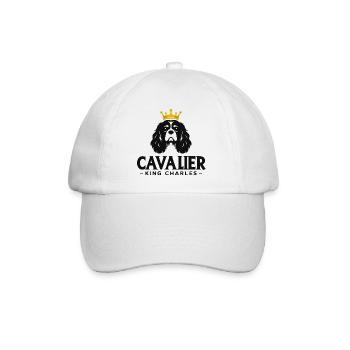 Ritter König Charles gekrönt - Baseballkappe - Weiß/Weiß - Vorne