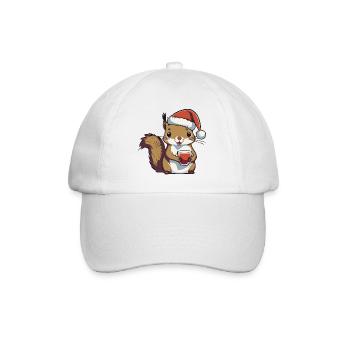 Glow Squirrel 1 - Baseball Cap - white/white - Front