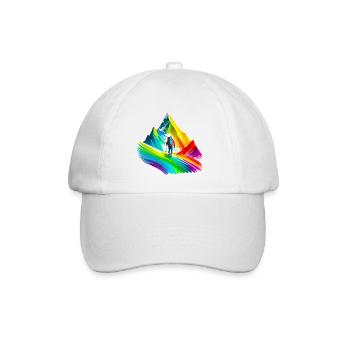 Alpinisme, randonnée - Casquette classique - blanc/blanc - Devant