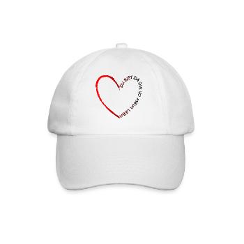 You're there Gin from my life - Gin of my life - Baseball Cap - white/white - Front