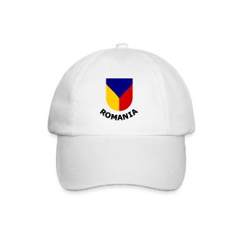 Les supporters de Roumanie - Casquette classique - blanc/blanc - Devant