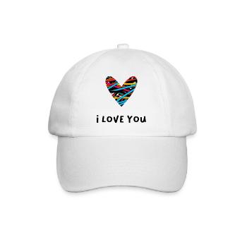 PAAR. ICH HABE GERADE GEHEIRATET. Junggesellinnenabschied. VALENTINSTAG. MARIES - Baseballkappe - Weiß/Weiß - Vorne