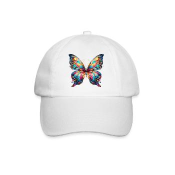 Butterfly - Baseball Cap - white/white - Front