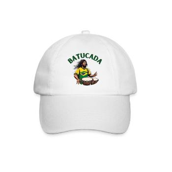 Batucada, Batucada-Spieler, Perkussion - Baseballkappe - Weiß/Weiß - Vorne