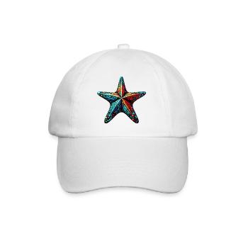 Étoile de mer - Casquette classique - blanc/blanc - Devant
