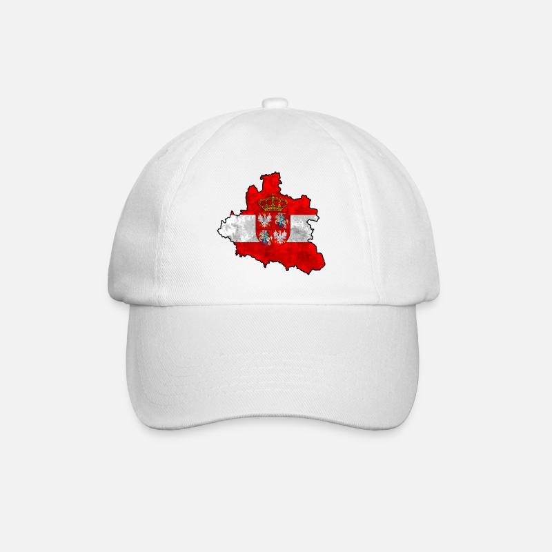 Polen-Litauen - Baseballkappe - Weiß/Weiß