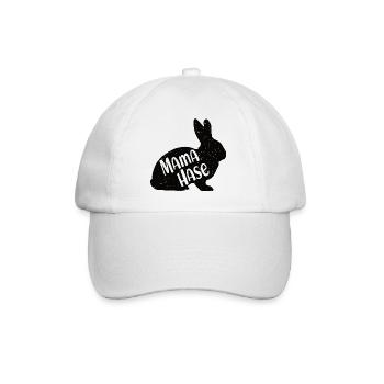Hasenmama Osterhase Beste Mutter Ostern Hasen Mama - Baseballkappe - Weiß/Weiß - Vorne