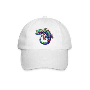 Gecko - Baseball Cap - white/white - Front