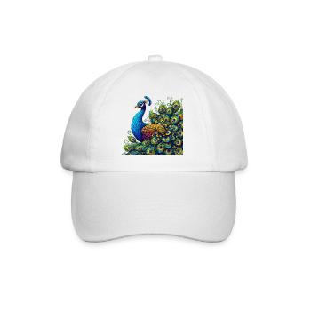Paon - Casquette classique - blanc/blanc - Devant