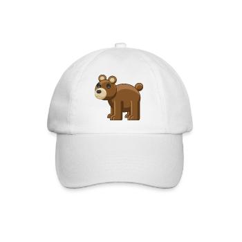Gentil petit ourson - Casquette classique - blanc/blanc - Devant