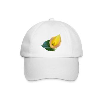 YELLOW CALLA LILY - Baseball Cap - white/white - Front