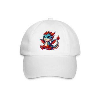 Dragon - Baseball Cap - white/white - Front