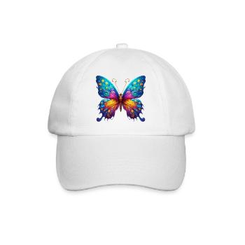 Van Gogh butterfly - Baseball Cap - white/white - Front
