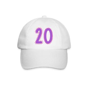 20. 20 YEARS. 20th ANNIVERSARY. 20 YEARS ANNIVERSARY. - Baseball Cap - white/white - Front