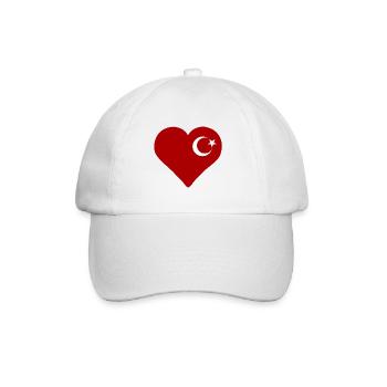 Die türkische Liebe - Baseballkappe - Weiß/Weiß - Vorne
